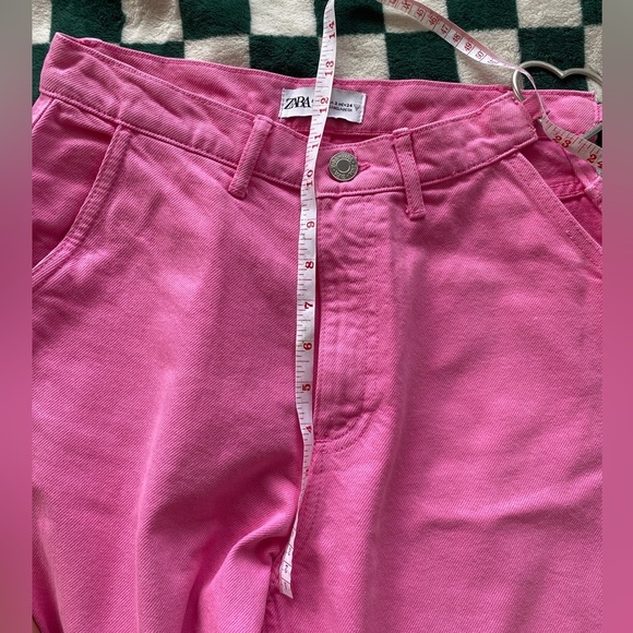 Zara pink jeans with heart ring valentines collection - Picture 6 of 12